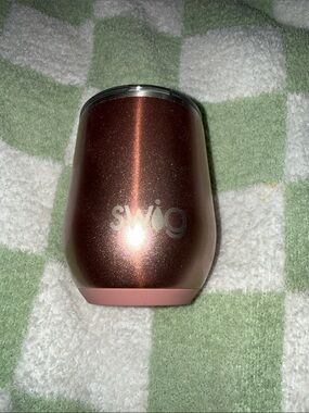 S'well Metallic Copper Pink Insulated Wine Tumbler